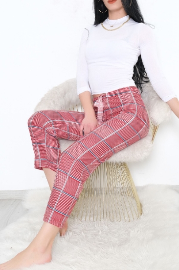 Изображение Desenli Pijama Altı  Kırmızıbeyaz - 10467.107.