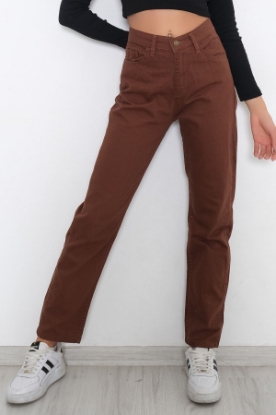 Picture of Boyfriend Kot Pantolon Kahve - 6675.925.