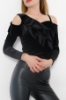 Изображение Kadife Bluz Siyah - 3477.631.