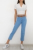 Изображение Kemerli Boyfriend Kot Pantolon Açıkmavi1 - 0060.1603.
