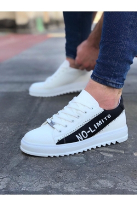  WG027 Beyaz Siyah No Limit Erkek Casual Ayakkabı resmi