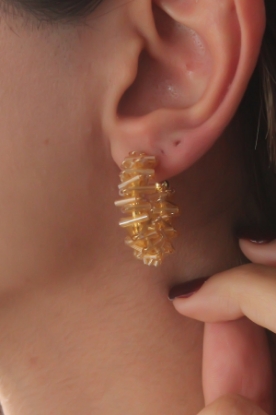 Picture of Erb Gold Renk Halka Model Kadın Küpe