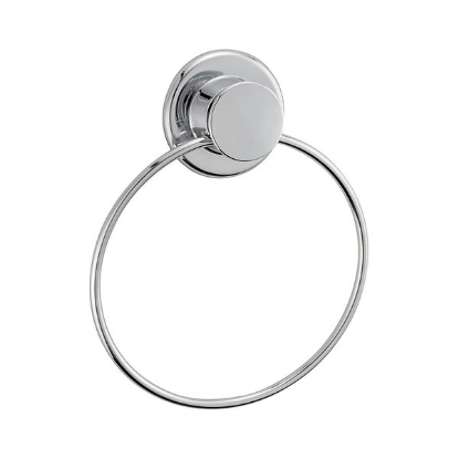 Изображение BUFFER® Arkası Yapışkanlı Yuvarlak Metal Havluluk Askısı Aparatı