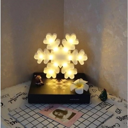 Изображение BUFFER® Kartanesi Şeklinde Led Işıklı Dekoratif Masa ve Duvar Lambası